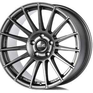 4 LLANTAS OZ SUPERTURISMO DAKAR 22 PULGADAS MATT GRAPHITE SILVER LETTERING