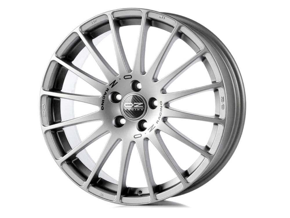 4 LLANTAS OZ SUPERTURISMO GT 14 PULGADAS GRIGIO CORSA BLACK LETTERING