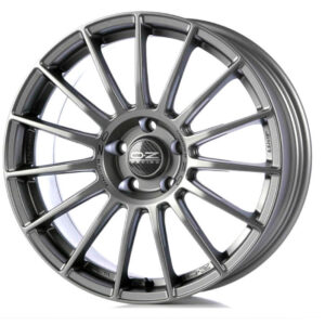 4 LLANTAS OZ SUPERTURISMO LM 21 PULGADAS MATT GRAPHITE SILVER LETTERING