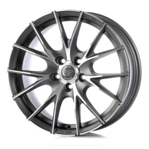 4 LLANTAS MSW 25 15 PULGADAS MATT TITANIUM FULL POLISHED