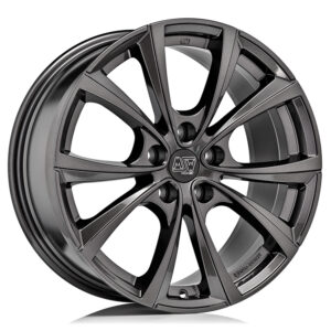 4 LLANTAS MSW 27T 18 PULGADAS GLOSS DARK GREY