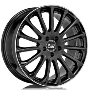 4 LLANTAS MSW 30 17 PULGADAS GLOSS BLACK+DIAMOND LIP
