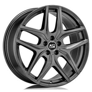 4 LLANTAS MSW 40 17 PULGADAS GLOSS GUN METAL