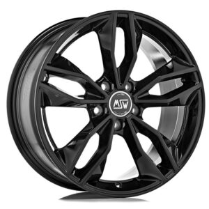 4 LLANTAS MSW 71 17 PULGADAS GLOSS BLACK