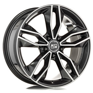 4 LLANTAS MSW 71 17 PULGADAS GLOSS DARK GREY FULL POLISHED