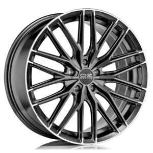 4 LLANTAS OZ GRAN TURISMO HLT 20 PULGADAS STAR GRAPHITE DIAMOND LIP