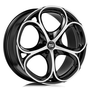 4 LLANTAS MSW 82 18 PULGADAS GLOSS BLACK FULL POLISHED