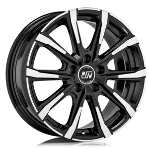 4 LLANTAS MSW 79 16 PULGADAS GLOSS BLACK FULL POLISHED