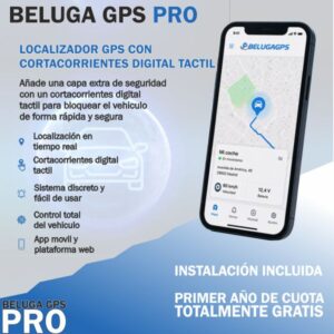 BELUGA GPS PRO – LOCALIZADOR CON CORTACORRIENTES DIGITAL TACTIL