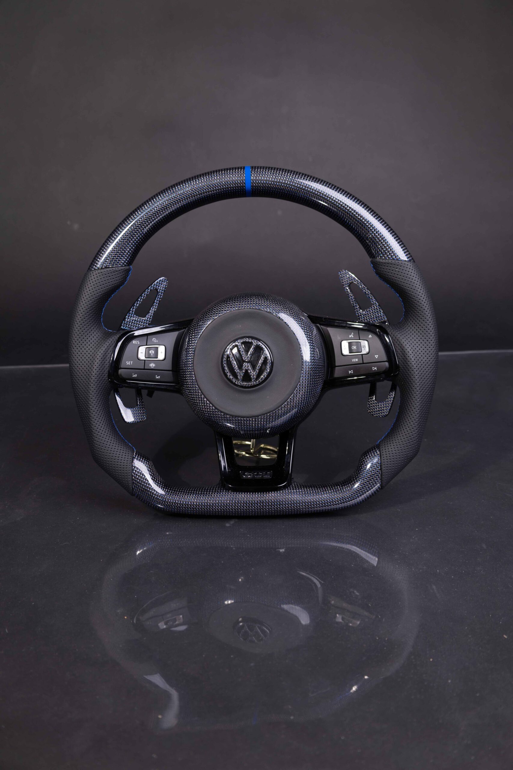 Volante Volkswagen 2008-2022 (ACABADO AZUL)