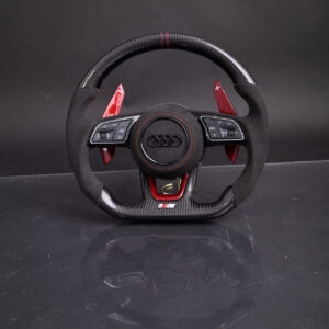 Volante Audi Fibra de Carbono Burdeos