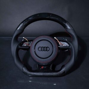 Volante Audi en fibra de carbono