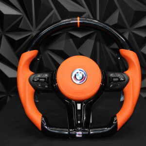Volante BMW F NARANJA Y GLOSS BLACK
