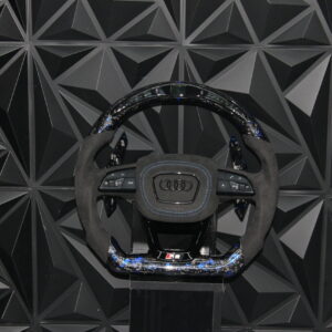 Volante AUDI FORJADO AZUL + DISPLAY LED (2010+)