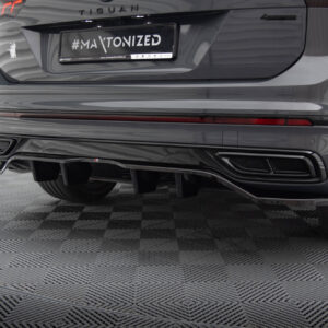 DIFUSOR TRASERO (with vertical bars) Volkswagen Tiguan R-Line Mk2 Facelift